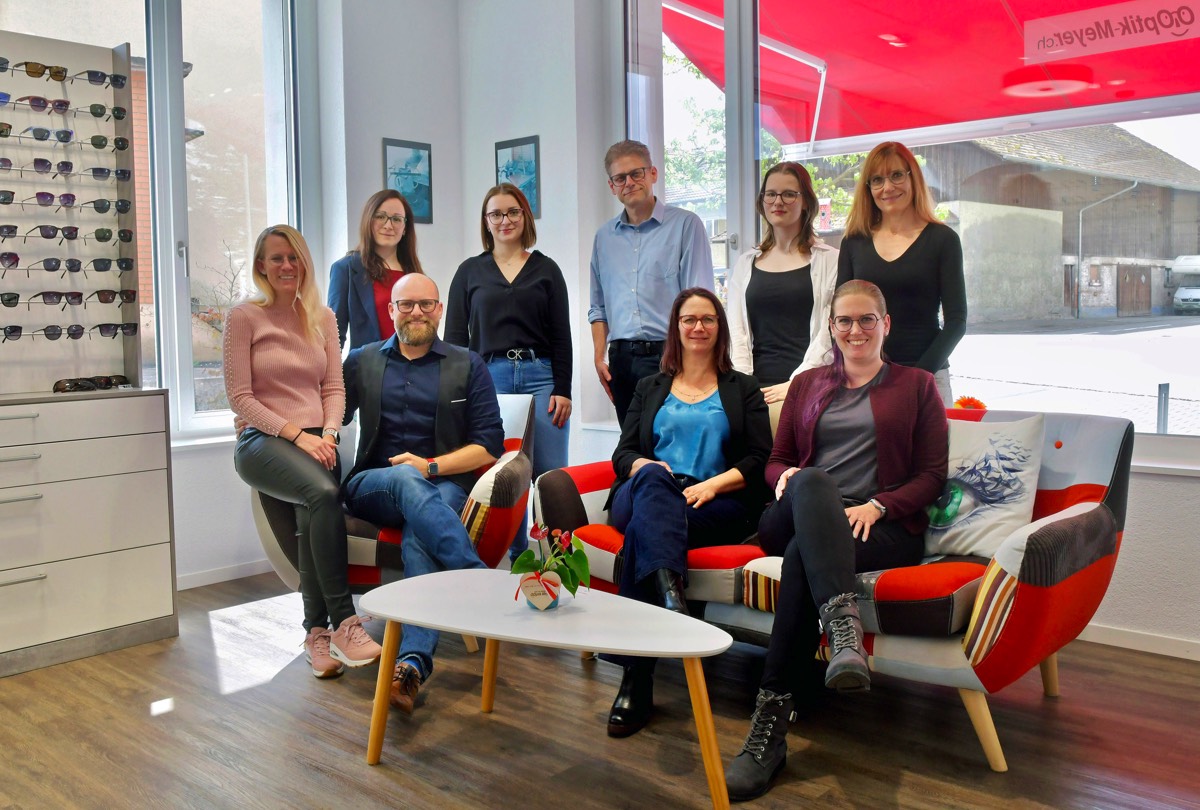 Aktuelles Team Foto von Optik Meyer